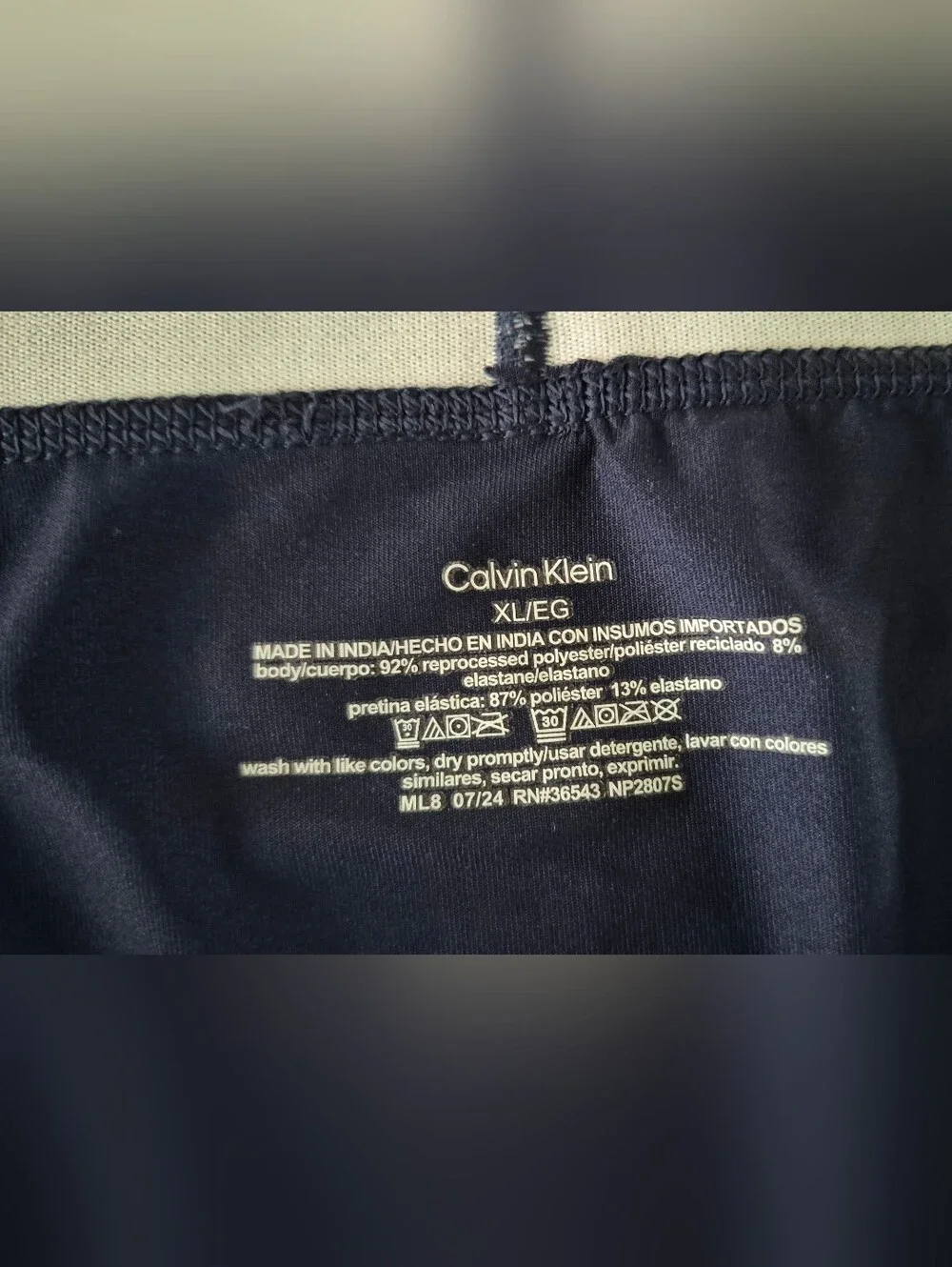 Calvin Klein Boxer Brief Set in Dark Blue and Light Blue XL